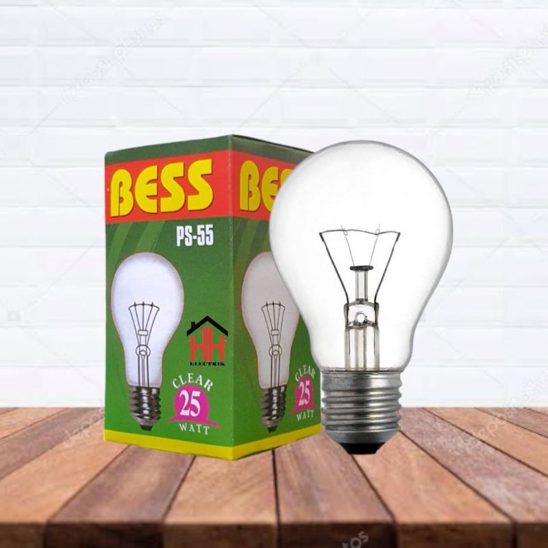 Bohlam Lampu Pijar Bess / Bohlam Lampu Pijar Ayam / Lampu Kuning 15W 25W