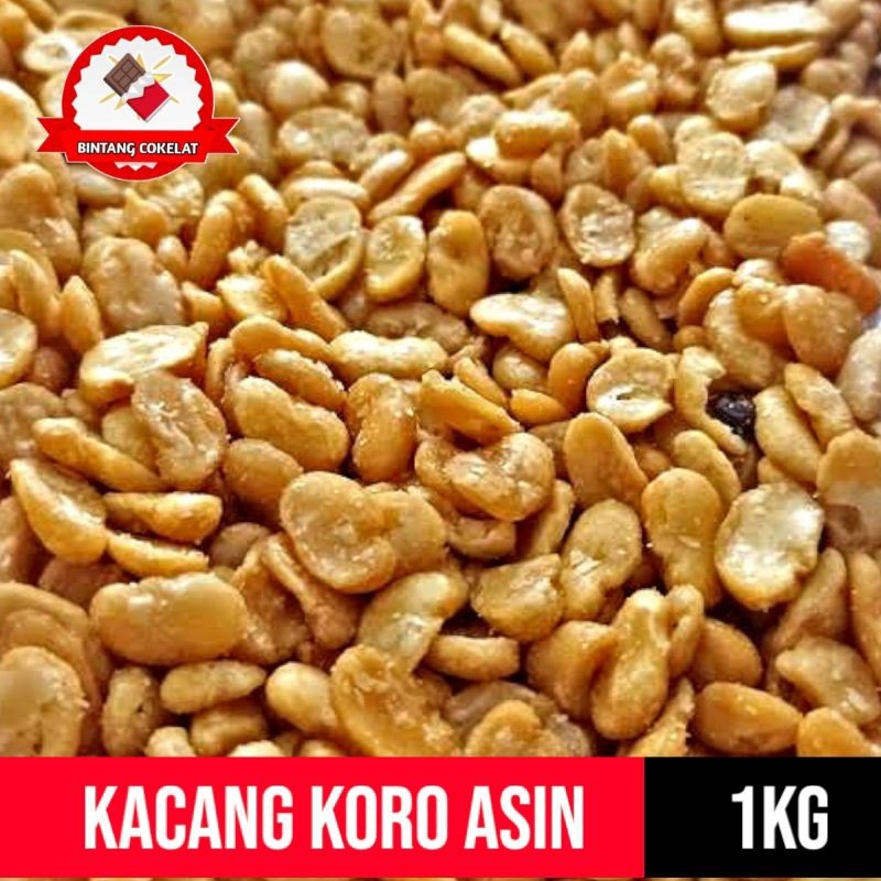 

1kg kacang koro asin/pedas balado gurih asin enak renyah di mulut