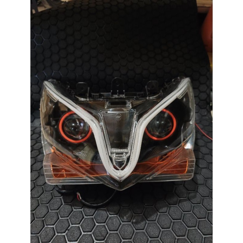 PROMO MURAH BERKUALITS LAMPU DEPAN VARIO 126/150 OLD MODIF ALA BILED 2 WARNA