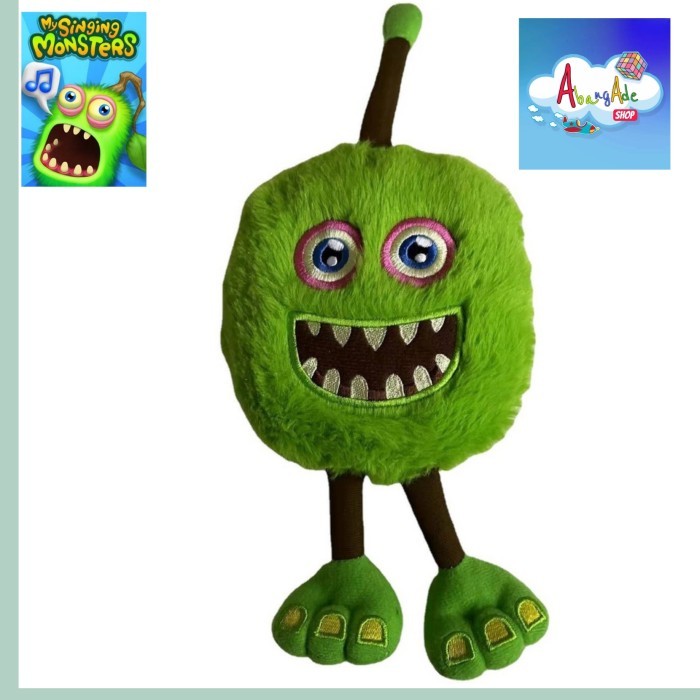 promo  -mainan boneka my Singing monster - Biru