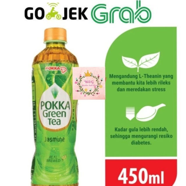 

Pokka Green Tea / Pokka Green Tea Jasmine Pet 450Ml 1Dus Isi 24Pcs