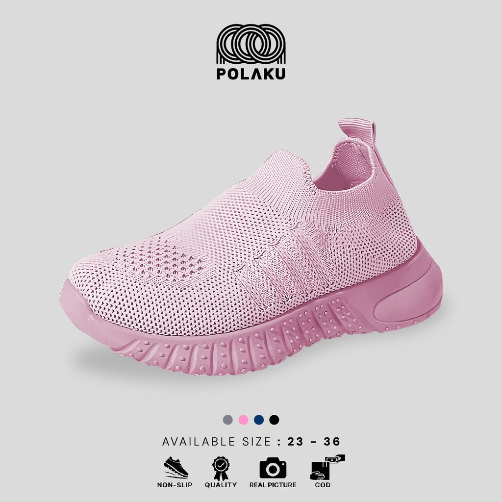 Sepatu Sneakers Anak-Anak Rajut Sepatu Sekolah Anak LV0500