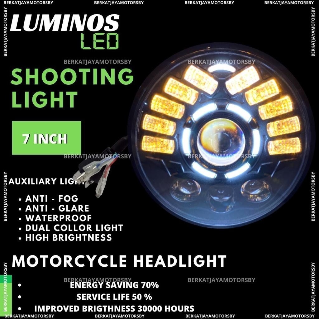 BILED DAYMAKER BERKUALITAS PROMO LAZADA TERBARU BILED DAYMAKER LAMPU BILED DAYMAKER 7 INCH LED LUMIN
