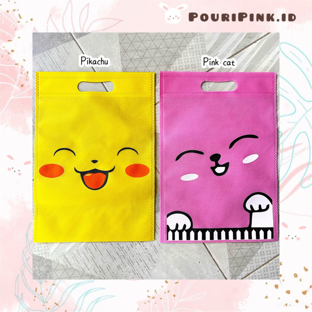 

Tas Bingkisan Snack Ultah Karakter Dog Deer Pikachu Pink Cat Hampers Kado Ulang Tahun Parcel Goodie Bag Happy Birthday Spunbond Hadiah Anak Mtp Banjar Martapura PouriPink.id