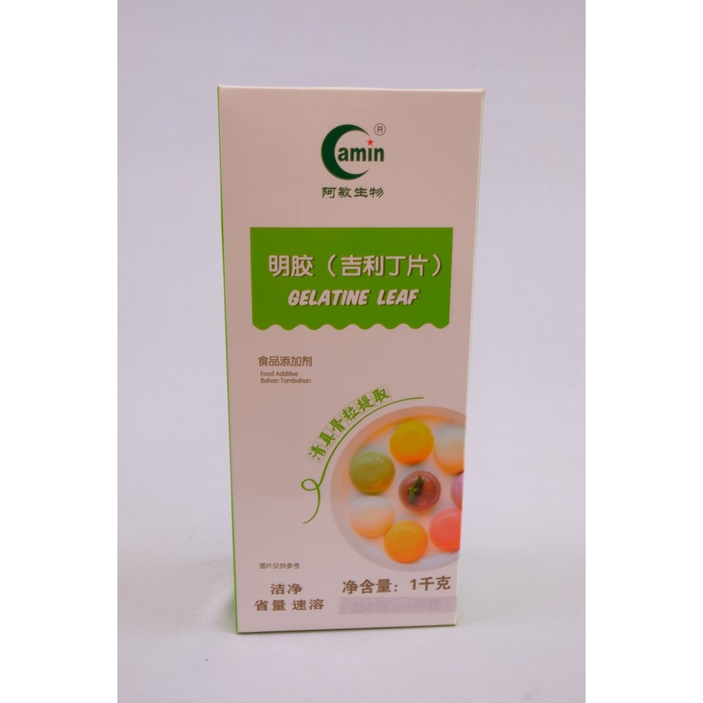 

Gelatine Leaf Amin 1Kg/ 1000gr