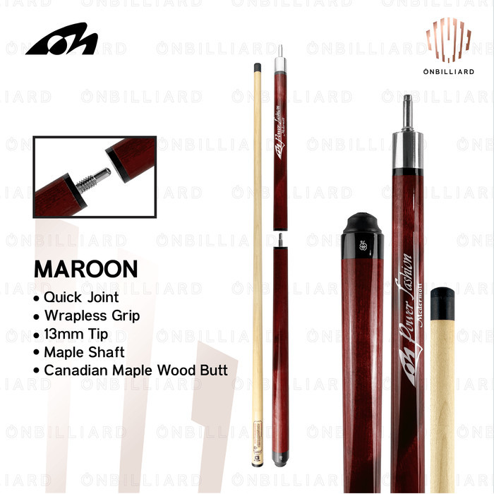 McDermott Jump Break Cue Stick Billiard JumpBreak - Black