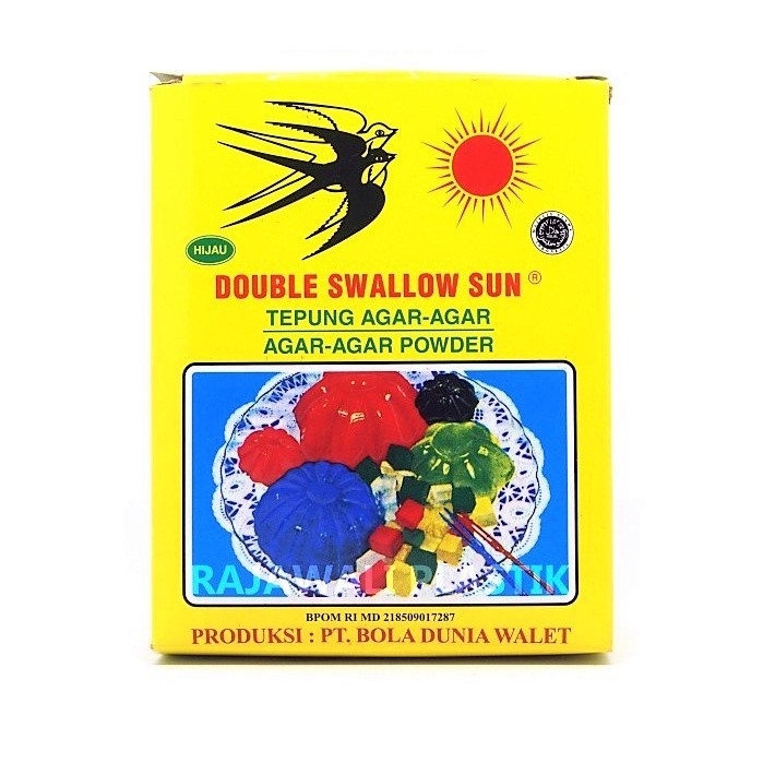 

New Item AGAR AGAR DOUBLE SWALLOW PUTIH SCT 9G