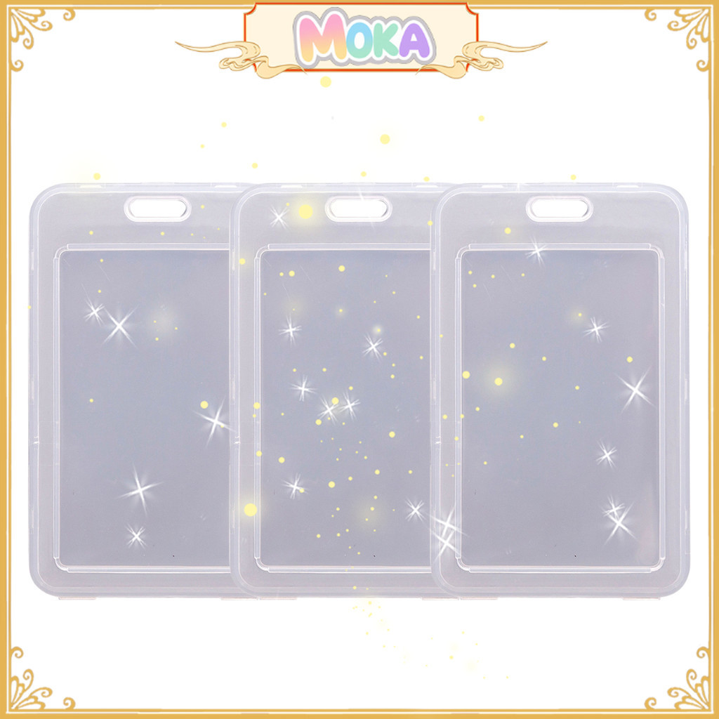 

MOKA Card Holder Transparan / Id Card Plastik Transparan / Name Tag Clear Card MKA79