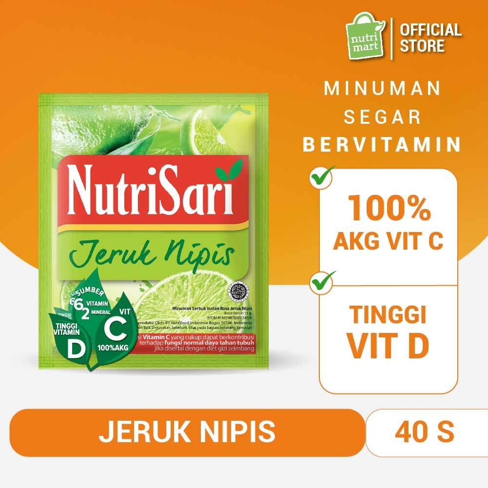 

New NutriSari Jeruk Nipis 40 Sachet - Minuman Buah Vitamin CPremium