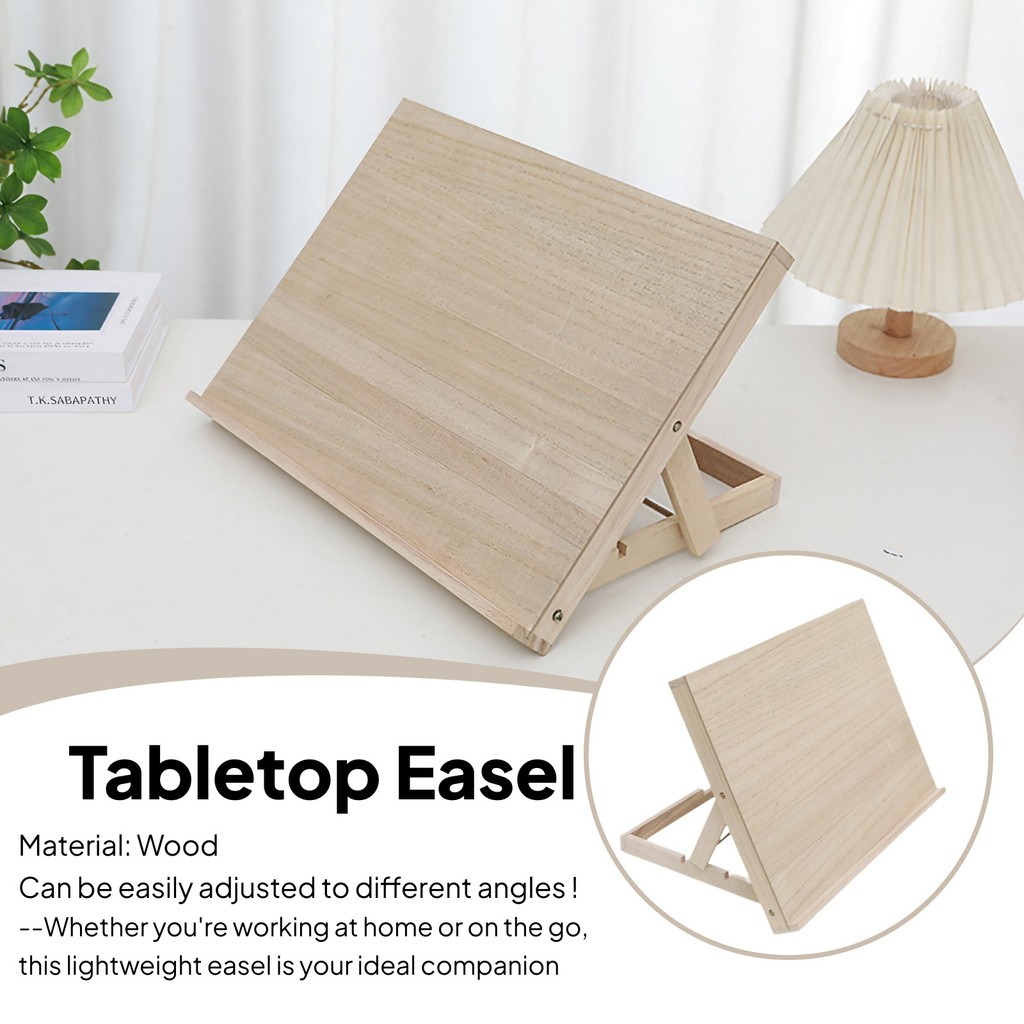 

Tabletop Easel Portable Drawing Board Easel for Beginners Painters Drawing Sketching Easel Board Portable Art Supply Painter