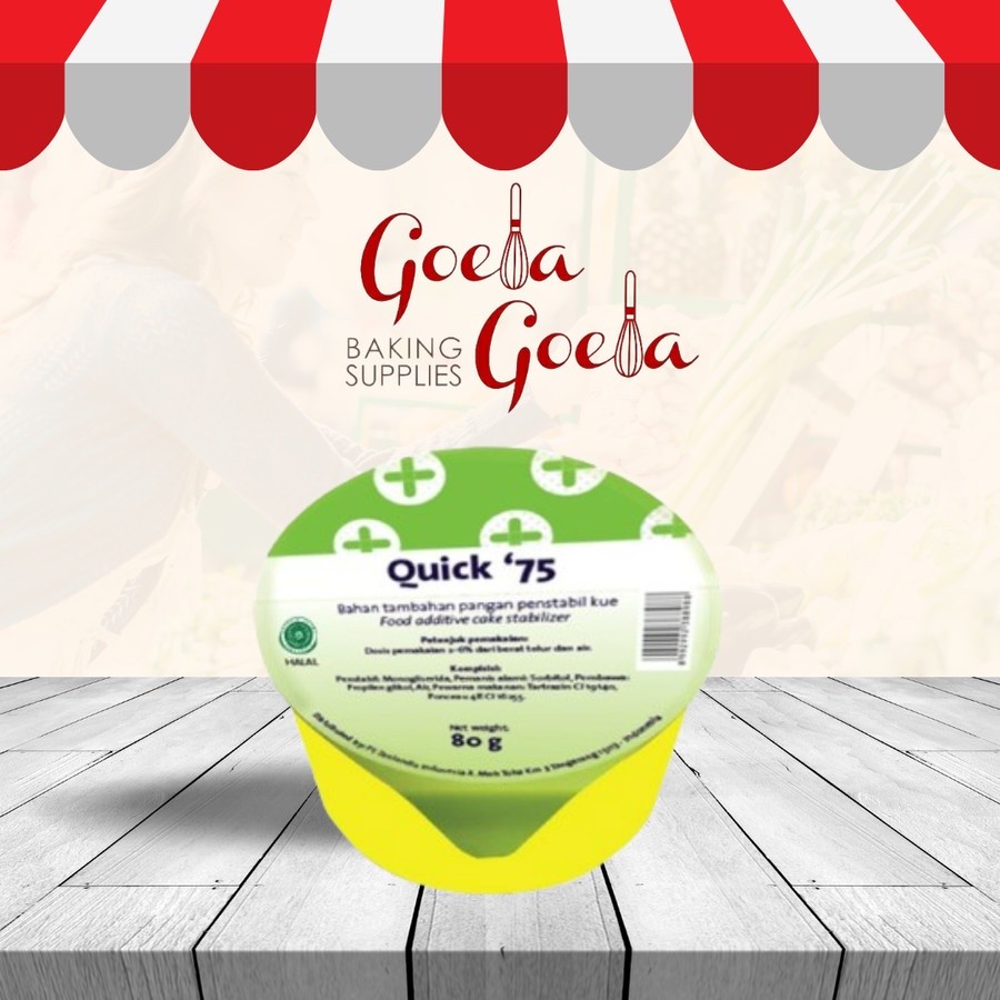 Quick 75 Emulsifer Cake Stabilizer 80gr