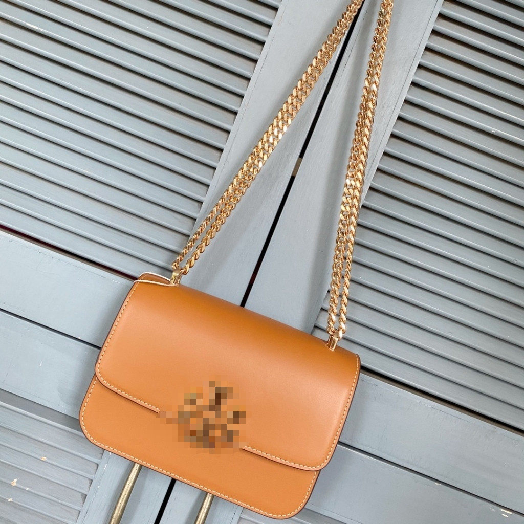 999/19cm  165687 TB original new Eleanor small chain bag shoulder bag crossbody bag handbag tofu bag