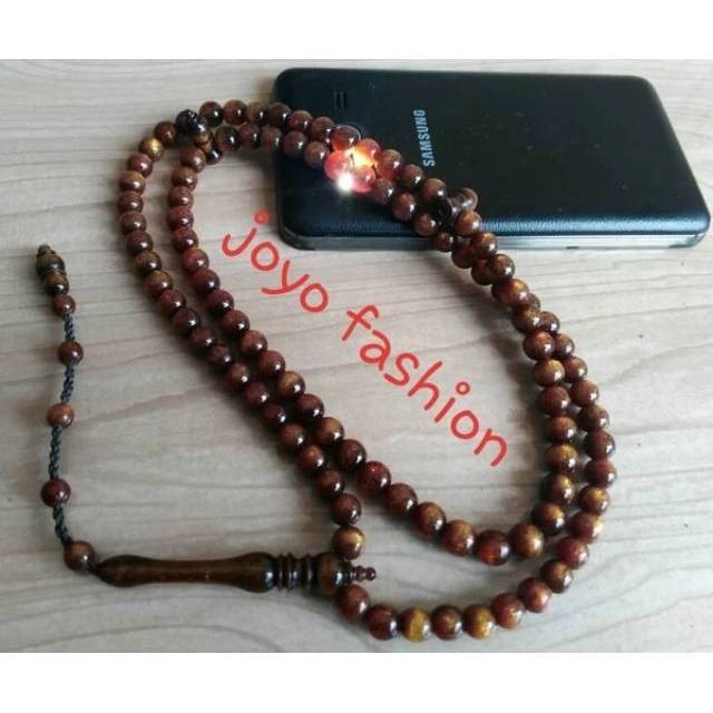 Tasbih Kalung Gelang Fosil Getah Katilayu Cirebon