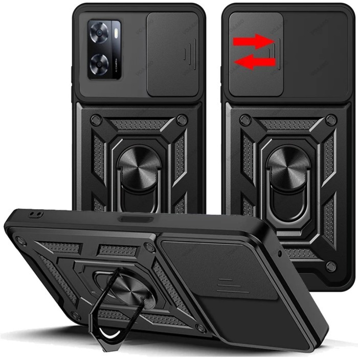 Robot Case Oppo A54 A55 A57 A77s Casing Hardcase Pelindung Kamera