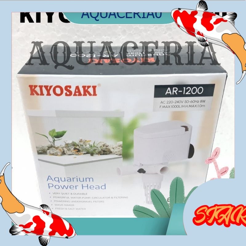 POMPA AQUARIUM KIYOSAKI AR 1200 POMPA CELUP AQUARIUM AQUASCAPE