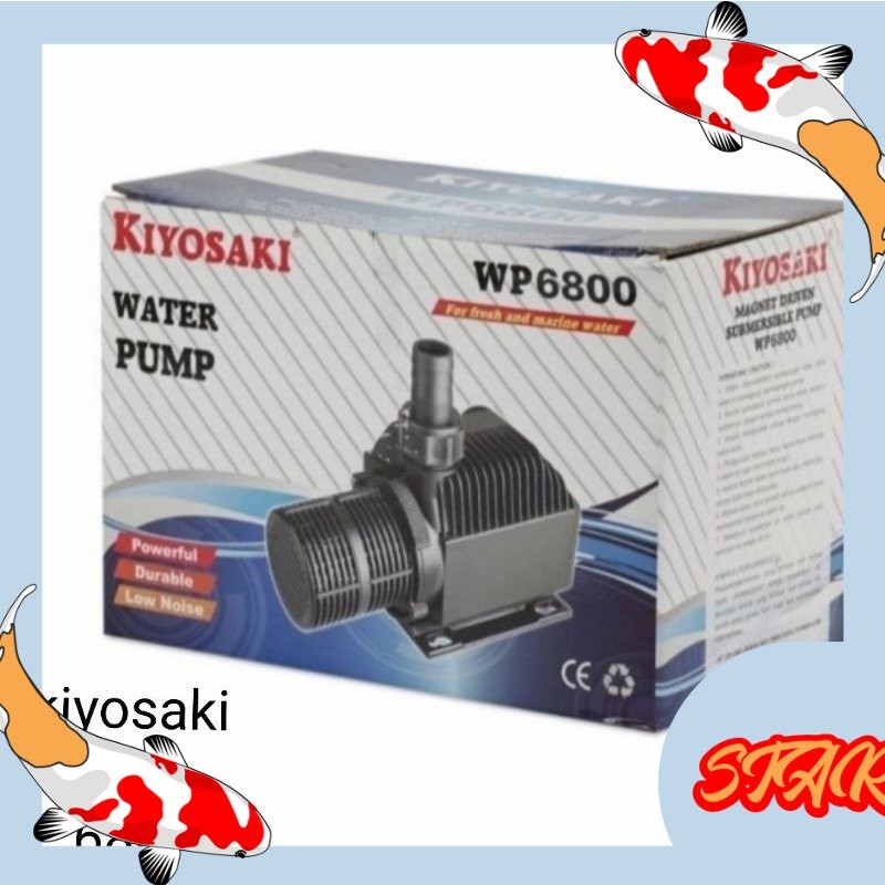 kiyosaki wp 6800 power head pompa celup kolam ikan hias