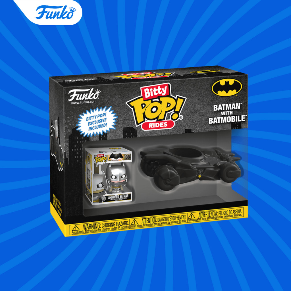 Funko Bitty POP Ride DC Comics - Armored Batman with Batmobile