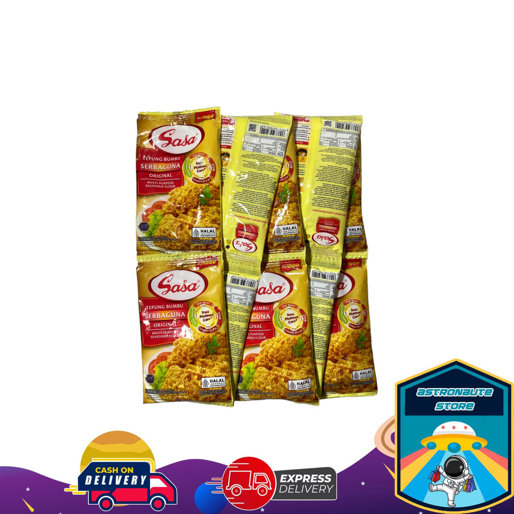 

SASA Tepung Bumbu Serbaguna Original Renceng isi 10 X 32Gr