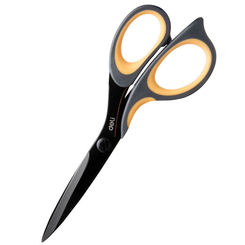 

Deli-Stainless Steel Anti-Stick Scissors, Alloy Stationery, School Supplies, Office, Student, DIY, Hand Craft, 175mm