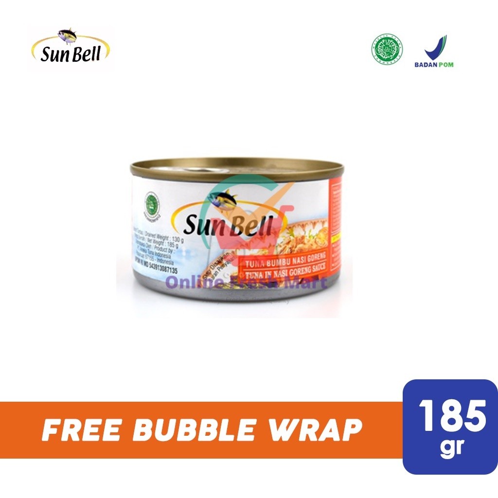 

SunBell Tuna Kaleng / Sun Bell Tuna Bumbu Nasi Goreng (185 gr) - Online Fresh Mart Denpasar