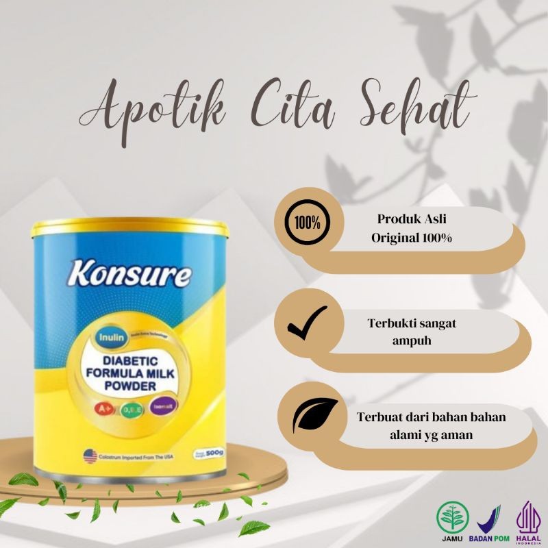 

Konsure 100% Original Susu Kaleng Untuk Menyembuhkan Sakit Diabetes