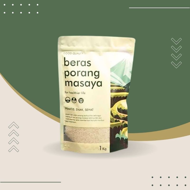 

1kg MASAYA BERAS PORANG - beras porang shirataki konjac diet health food