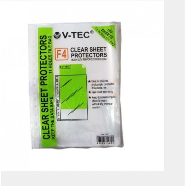 

V-TEC SHEET PROTECTOR FOLIO (100LBR)