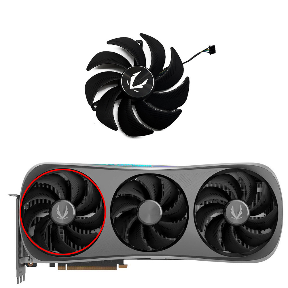 4PIN GPU Fans brand new RTX4080 RTX4090 for ZOTAC GeForce RTX 4080 4090 TRINITY BLACK OC graphics ca