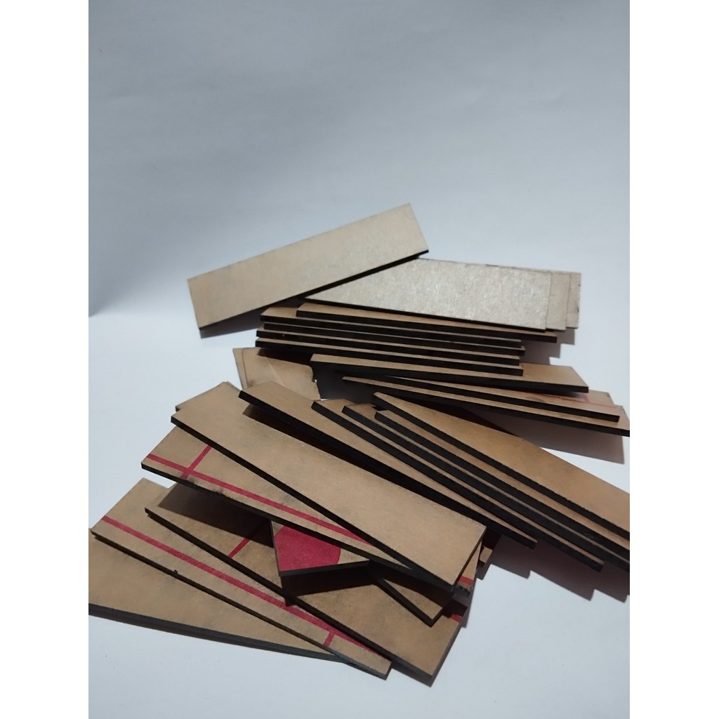 

Papan Nama Dada bahan akrilik polos 8cm x 2 cm Name Tag / Nametag