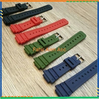 STRAP TALI JAM BIDEN R005 RUBBER TALIJAM R 005 - Merah