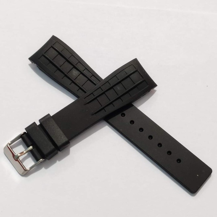 STRAP TALI JAM TANGAN 22MM CURVED TALIJAM RUBBER KARET 22 MM