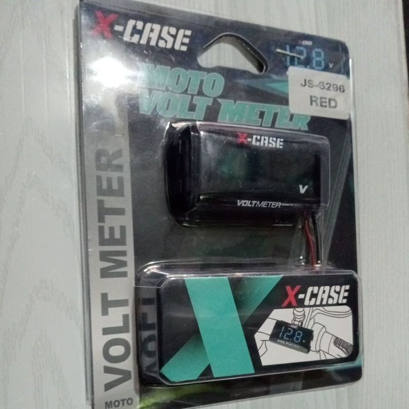 VOLT METER AKI MOTOR X CASE MINION UNTUK SEMUA TYPE MATIC BEBEK SPORT ALAT UKUR AKI MOTOR