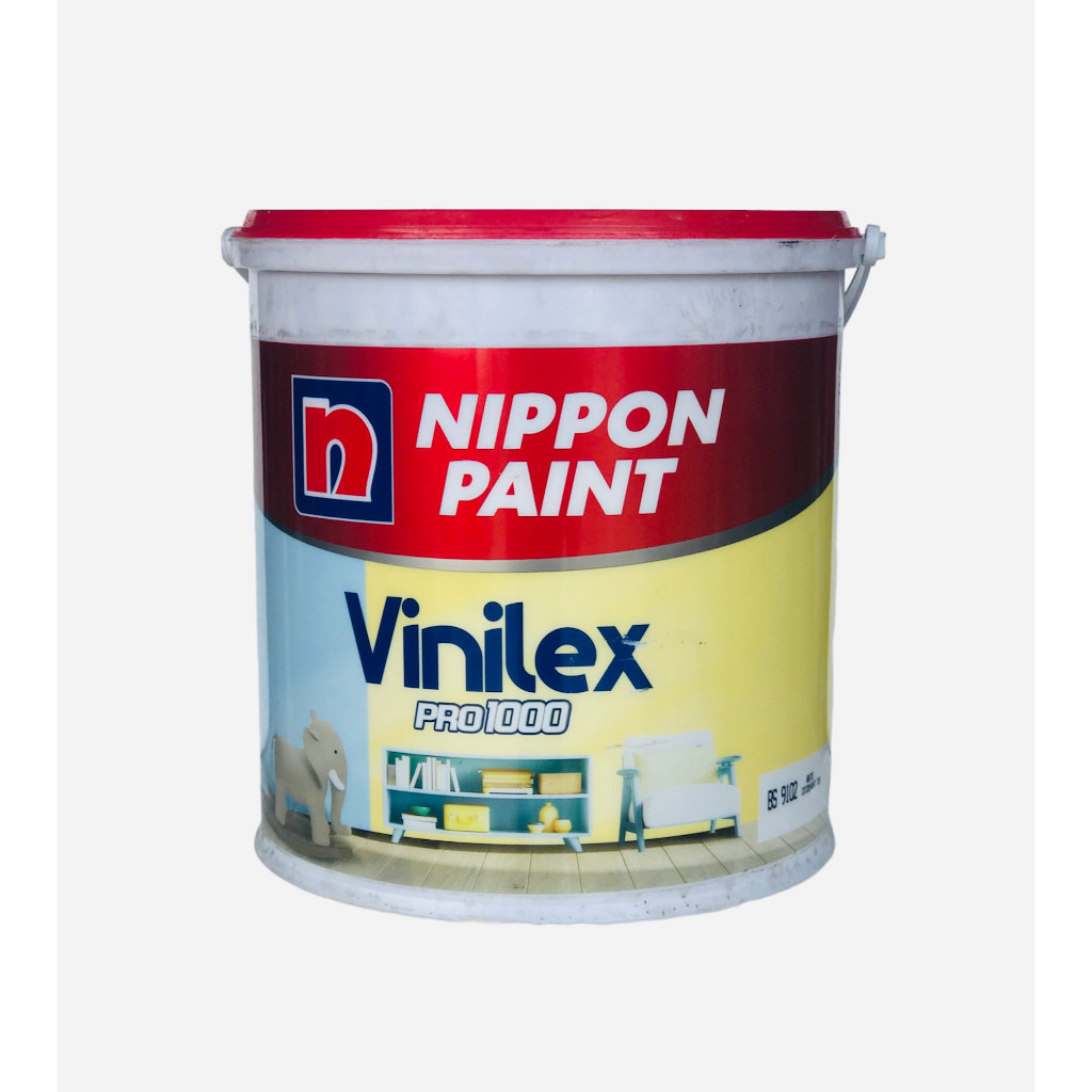 FR67YH Cat Tembok Interior Nippon Vinilex Pro 1000 4.5 kg Paking Kayu