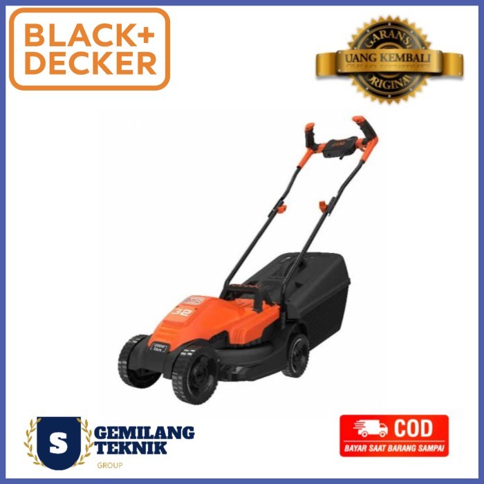 Mesin Potong Rumput Dorong Electric Listrik Lawn Mower Black Decker