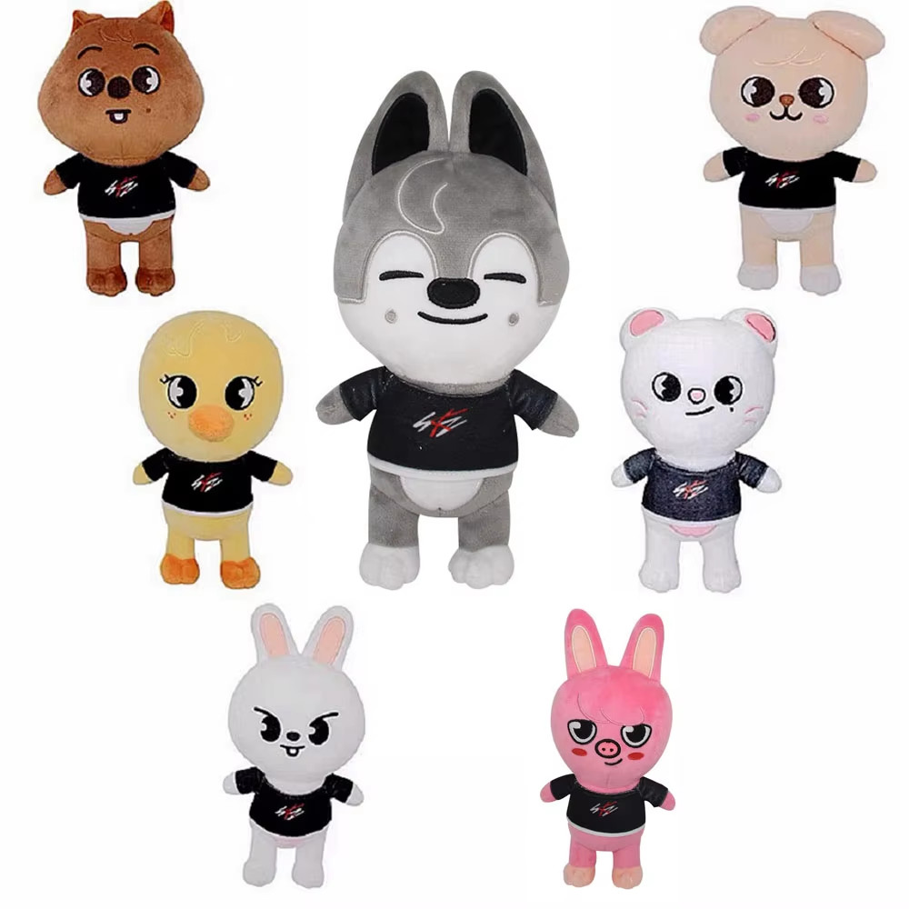 Skzoo Plush Toys Stray Kids Cartoon Stuffed Animal Plushies Doll Kawaii Character Plush Doll Compani