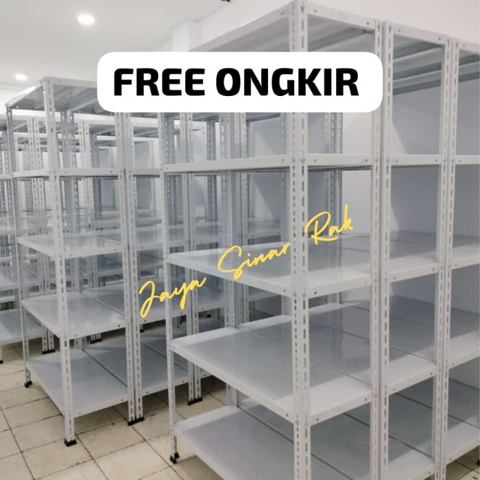 rak besi siku 5 susun 100x40x200