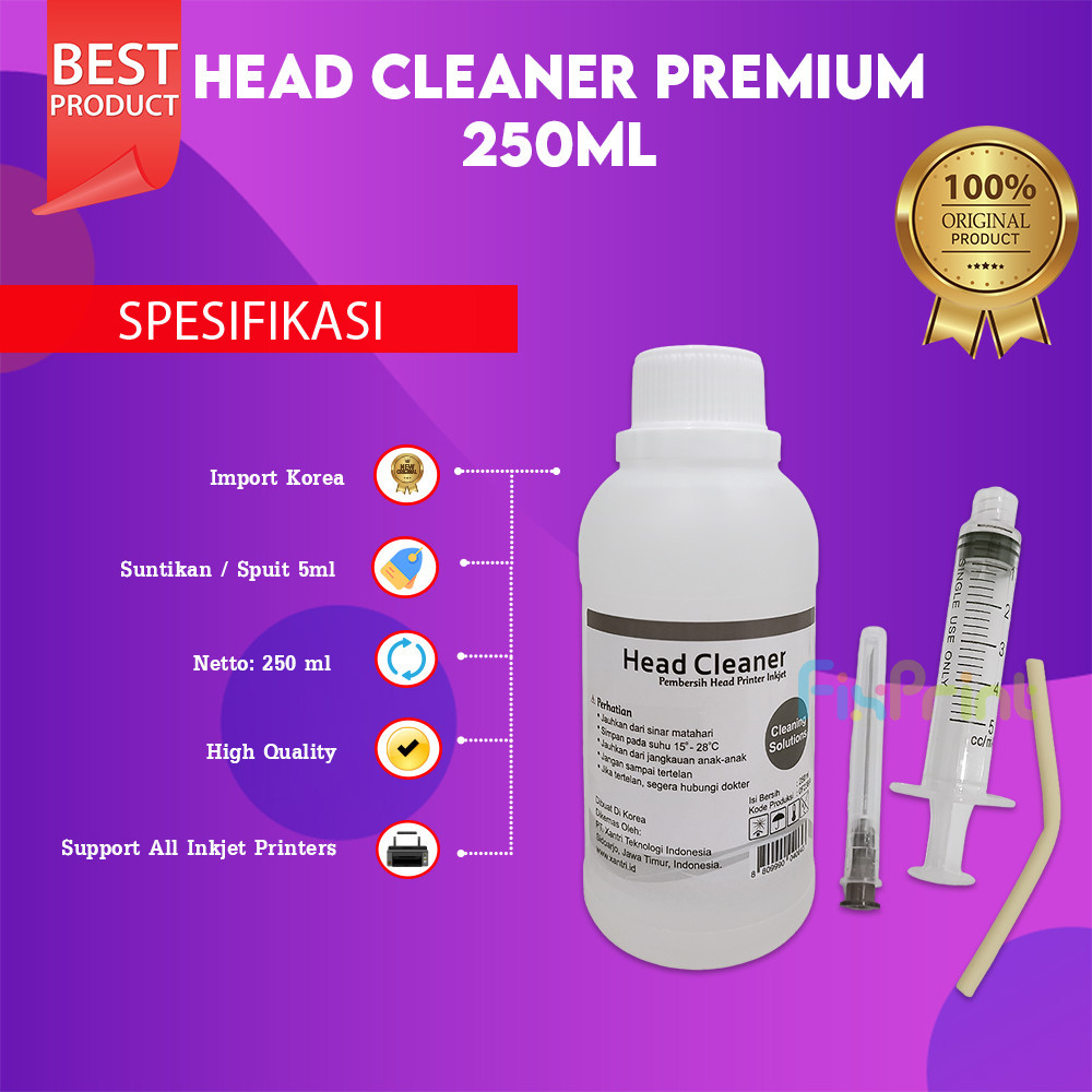 FixPrint Head Cleaner 250ml Cartridge Printer 810 811 745s 746 680 802
