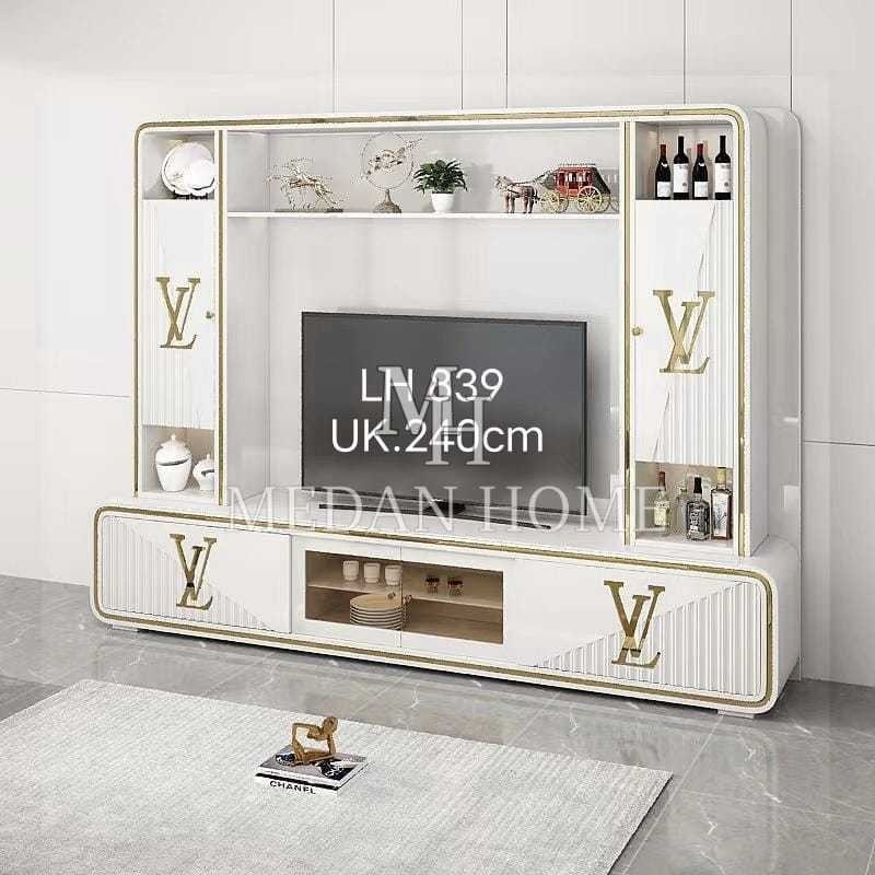 [MEDANHOME} PROMO Lemari Hias Buffet TV Impor LV Jumbo