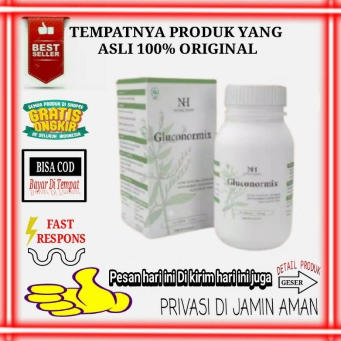 

Gluconormix Original Obat Diabetes Kencing Manis Gula Darah Asli Ampuh
