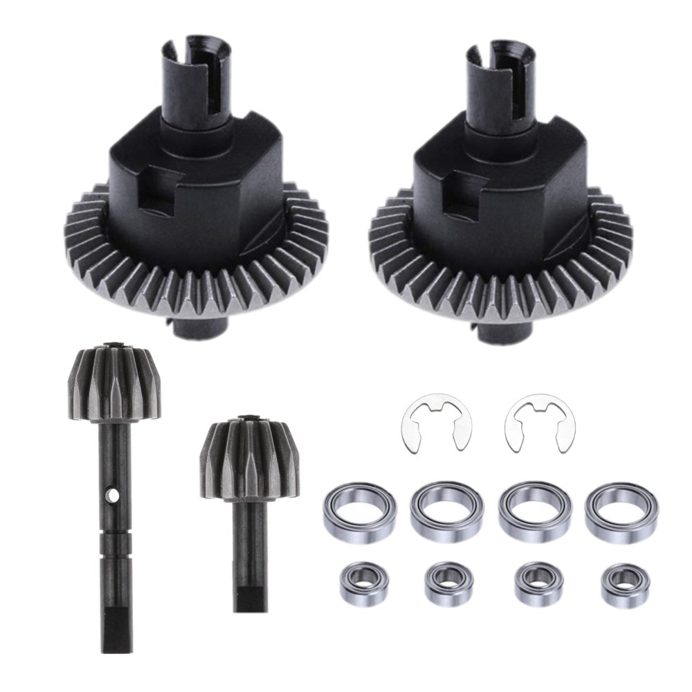 Front & Rear Differential and Gear Kit for HSP Redcat Volcano 94123 94107 94111 94118 94166 1/10 RC 