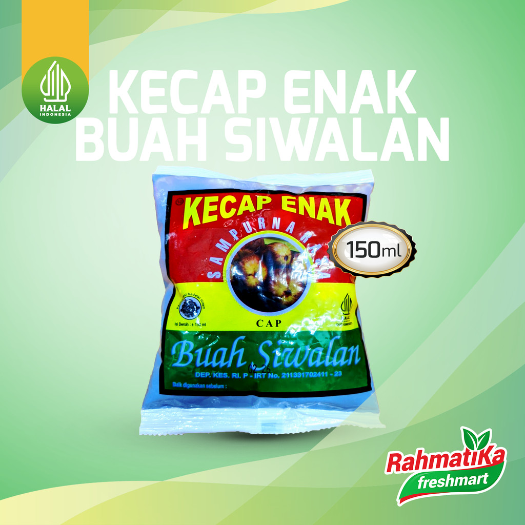 

Kecap Enak Cap Buah Siwalan Refill 150 ml