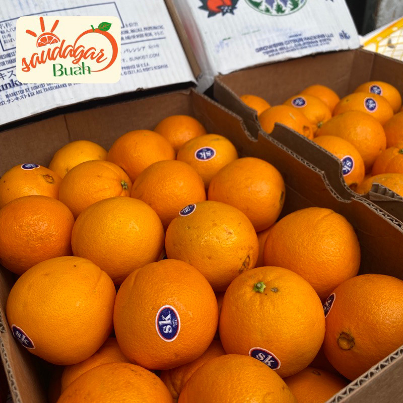 

BUAH JERUK SUNKIS / SANKIS NAVEL AUSTRALIA ORANGE JUICY NAVEL GROSIR 1 DUS