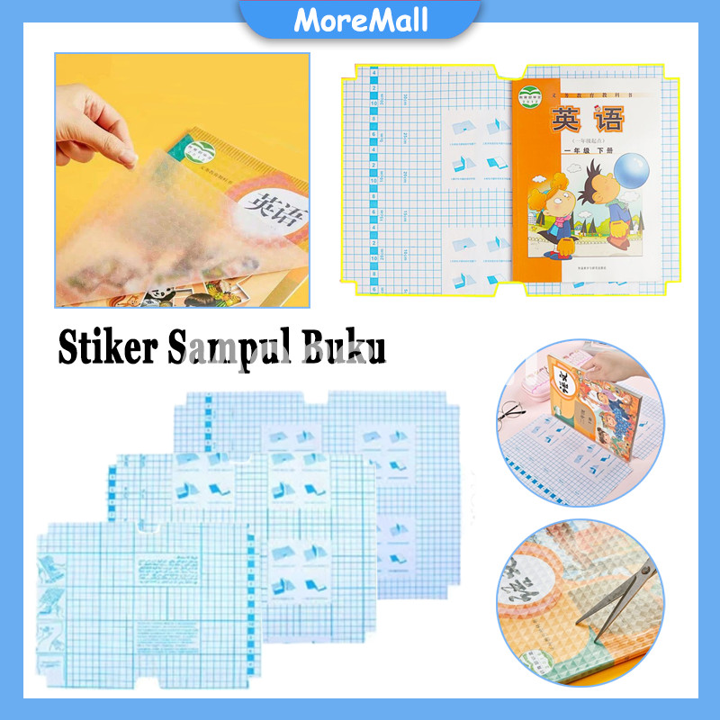 

Stiker Plastik Sampul Buku/Stiker Sampul Buku 10 Lembar