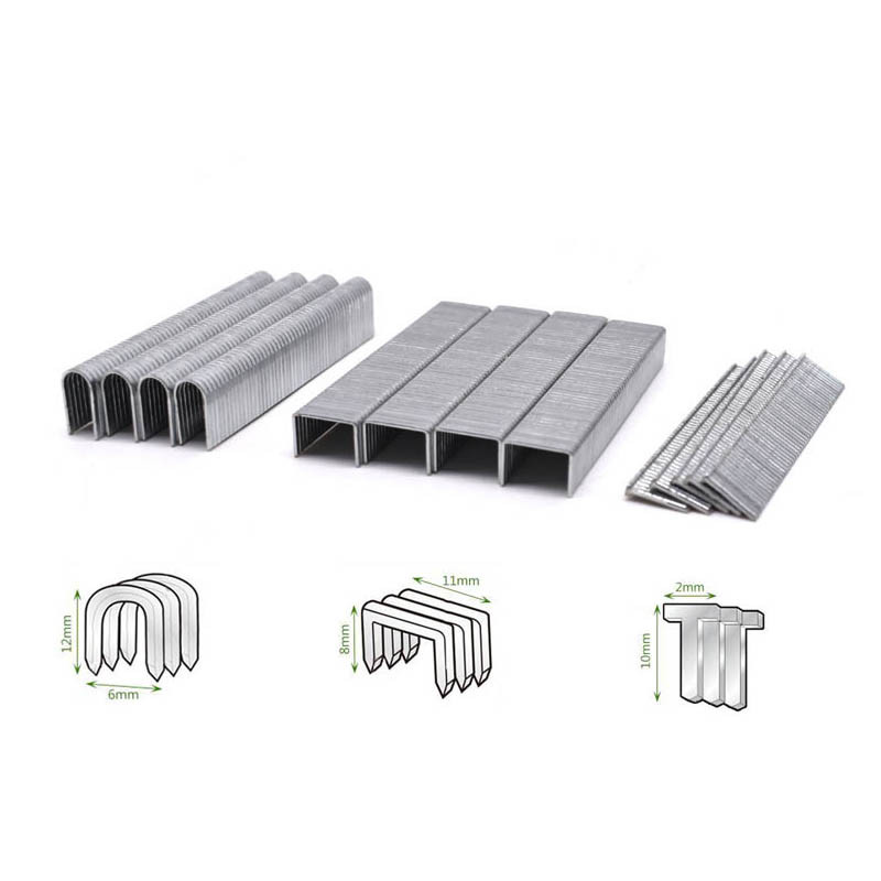 1000Pcs Door-nail T-nail U-nail For 3 In 1 Manual Nails Stapler Gun