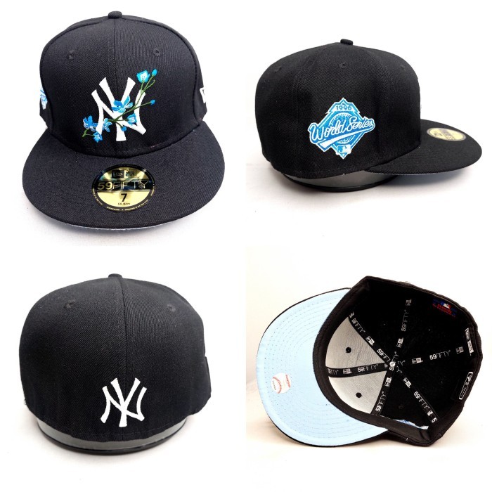 TOPI FITTED MLB NY YANKEES WORLD SERIES HITAM - 7