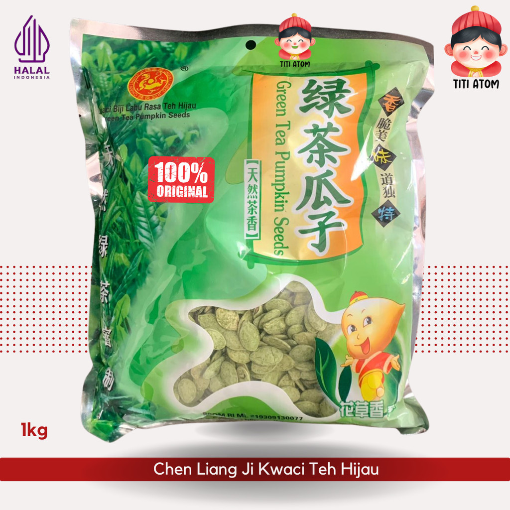 

Chen Liang Ji Kwaci Teh Hijau Green Tea Pumpkin Seeds 1kg