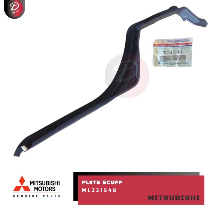 SCUFF PLATE PENJEPIT KARPET HITAM CANTER ORIGINAL MITSUBISHI