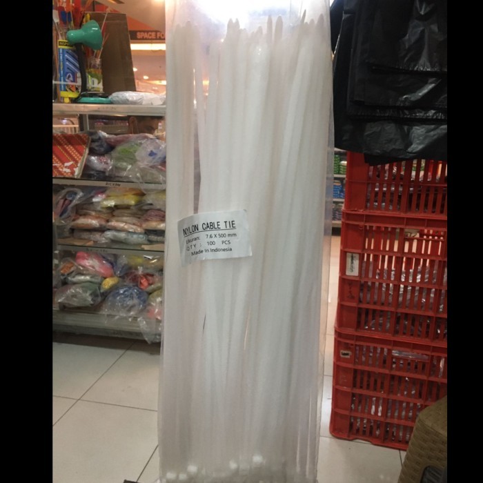 CABLE TIES 7,6 x 500 mm - Putih, 7,6x500