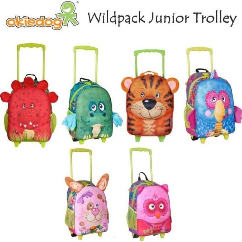 Okiedog Wildpack Junior Trolley Tas Tarik Anak Sekolah KSMbersaudara