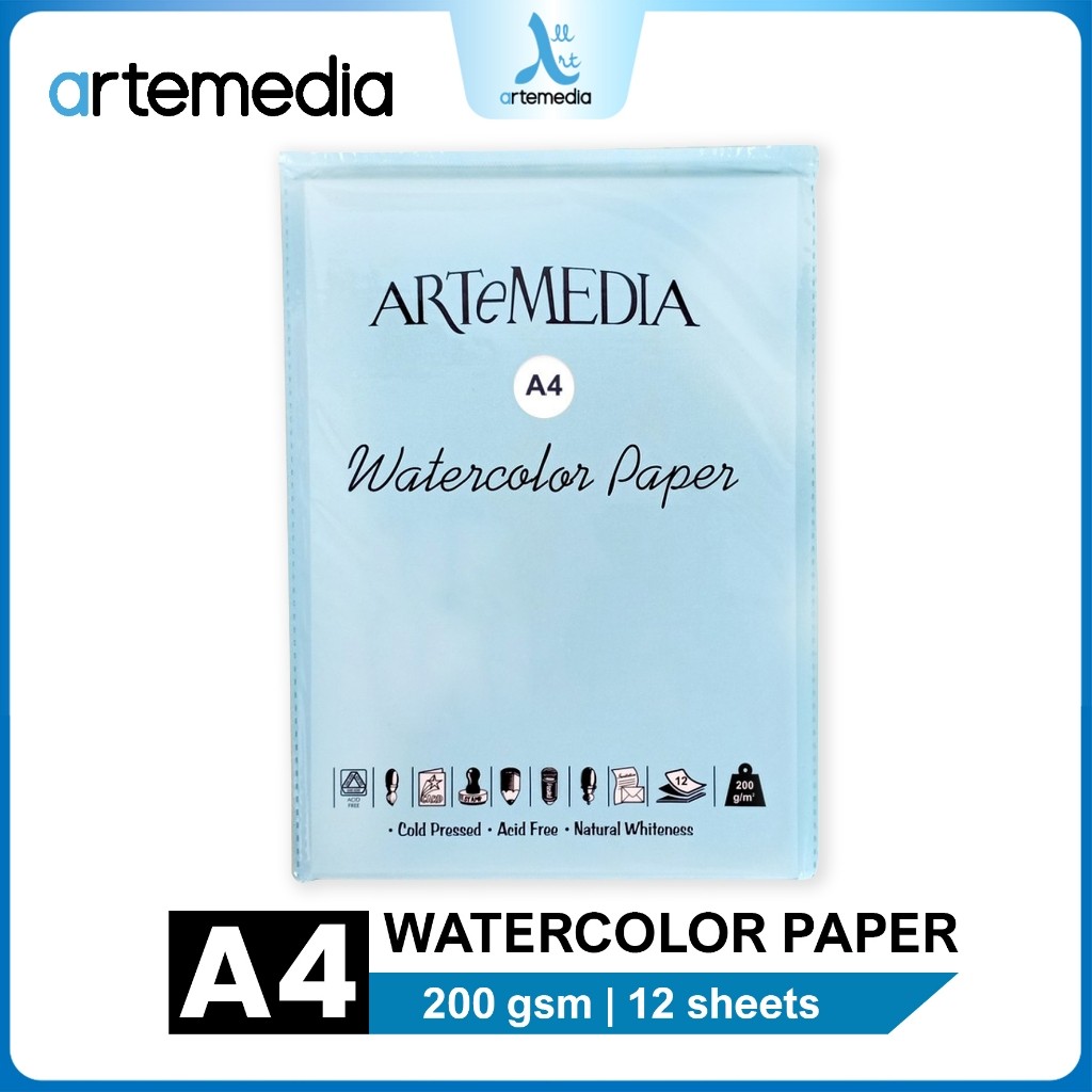 

Gramedia Surabaya - Artemedia A4 Watercolor Paper Sheet